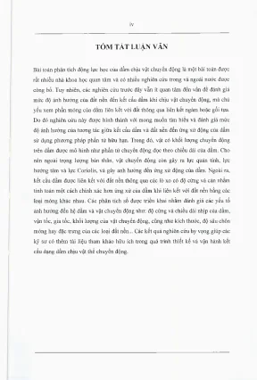 Nghiên cứu ảnh hưởng của đất nền đến ứng xử động của dầm