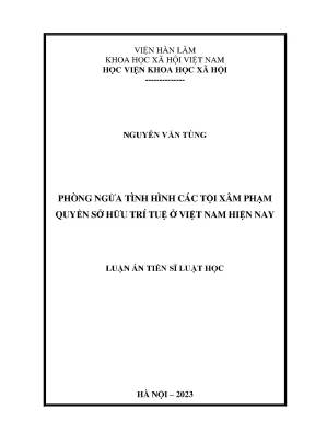 Phòng Ngừa Tội Xâm Phạm Quyền Sở Hữu Trí Tuệ Tại Việt