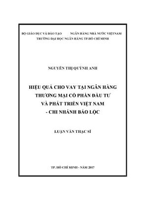 Nâng cao Hiệu Quả Cho Vay Tại Ngân Hàng Thương Mại Cổ