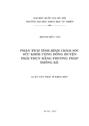 Phân Tích Tình Hình Chăm Sóc Sức Khỏe Cộng Đồng Huyện 