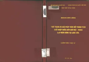 Giải Pháp Thúc Đẩy Thanh Toán Xuất Nhập Khẩu Việt -