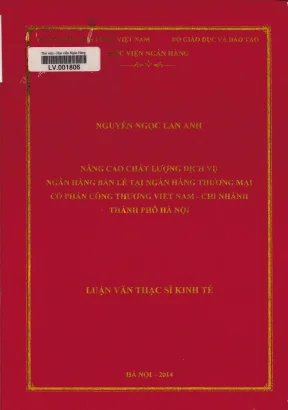Nâng Cao Chất Lượng Dịch Vụ Ngân Hàng Bán Lẻ Tại