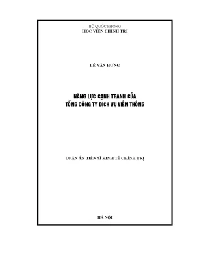 Nâng cao năng lực cạnh tranh của Tổng công ty Dịch vụ