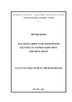 Chiến Lược Kinh Doanh Tại Công Ty Cổ Phần Kiến Trúc Nội