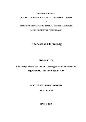 Kiến thức về an toàn tình dục và bệnh lây truyền qua 