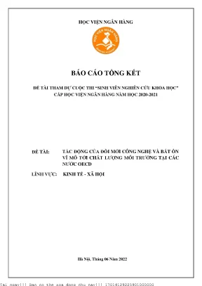 Tác Động Của Đổi Mới Công Nghệ Và Bất Ổn Vĩ Mô Đến Chất