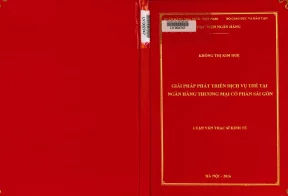 Giải Pháp Phát Triển Dịch Vụ Thẻ Tại Ngân Hàng Thương