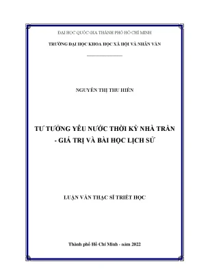 Tư Tưởng Yêu Nước Thời Kỳ Nhà Trần: Giá Trị và Bài Học