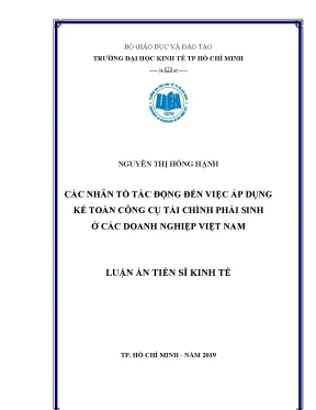 Những Nhân Tố Ảnh Hưởng Đến Việc Áp Dụng Kế Toán Công Cụ