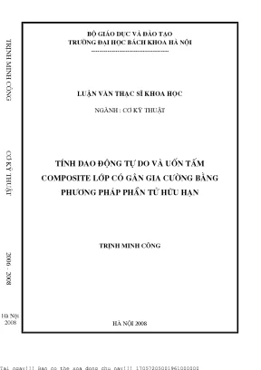 Nghiên cứu tấm composite có gân gia cường trong cơ học 