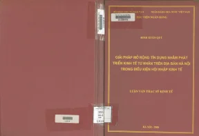 Giải Pháp Mở Rộng Tín Dụng Để Phát Triển Kinh Tế Tư Nhân