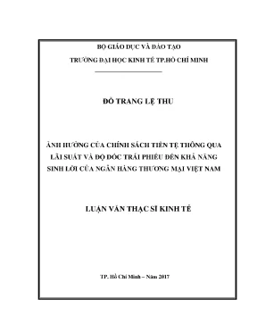 Ảnh Hưởng Của Chính Sách Tiền Tệ Đến Khả Năng Sinh Lời 
