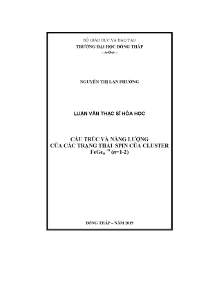 Nghiên Cứu Cấu Trúc và Năng Lượng của Cluster FeGen−/0