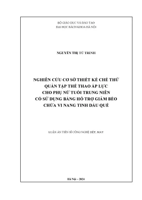 Nghiên Cứu Thiết Kế Quần Tập Thể Thao Áp Lực Cho Phụ Nữ 