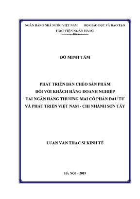 Phát Triển Bán Chéo Sản Phẩm Ngân Hàng Đối Với Khách