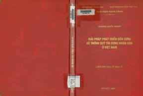 Giải Pháp Phát Triển Bền Vững Hệ Thống Quỹ Tín Dụng Nhân