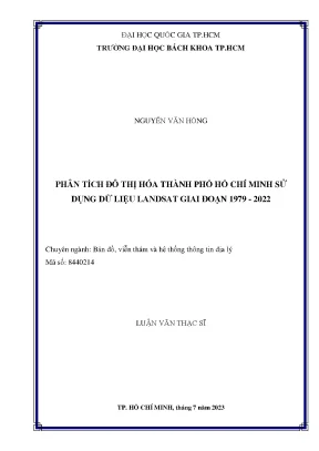 Phân Tích Đô Thị Hóa Thành Phố Hồ Chí Minh Giai Đoạn 