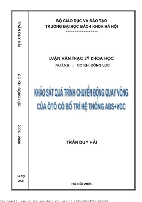 Nâng cao an toàn giao thông với hệ thống ABS và VDC