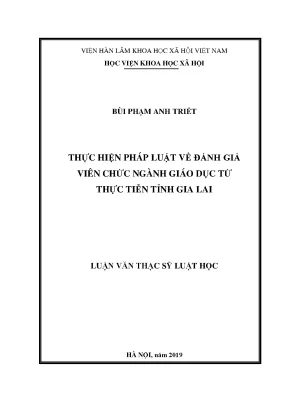 Đánh Giá Viên Chức Ngành Giáo Dục Tại Gia Lai: Thực