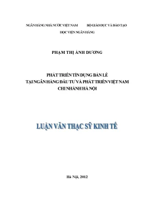 Phát Triển Tín Dụng Bán Lẻ Tại BIDV Hà Nội