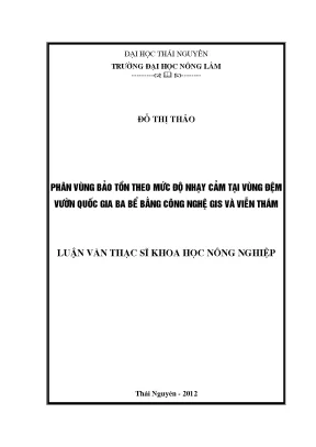 Nghiên Cứu Bảo Tồn Đa Dạng Sinh Học Tại Vùng Đệm Vườn