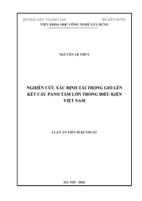 Nghiên Cứu Tải Trọng Gió Lên Kết Cấu Pano Tấm Lớn Tại