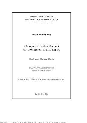 Quy Trình Đánh Giá An Toàn Thông Tin Theo Cấp Độ