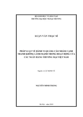 Pháp Luật Về Quảng Cáo Cạnh Tranh Không Lành Mạnh Trong