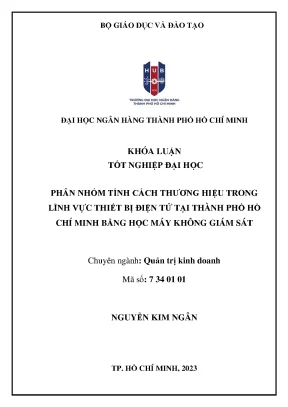 Phân Nhóm Tính Cách Thương Hiệu Thiết Bị Điện Tử Tại