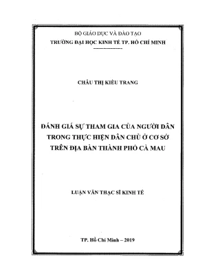 Đánh Giá Sự Tham Gia Của Người Dân Trong Thực Hiện Dân
