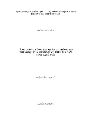 Tăng cường quản lý thông tin đối ngoại tại Lạng Sơn