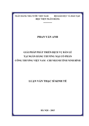Giải Pháp Phát Triển Dịch Vụ Bán Lẻ Tại Vietinbank Ninh Bình