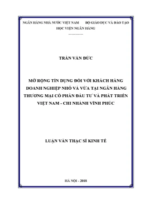 Mở Rộng Tín Dụng Cho Doanh Nghiệp Nhỏ và Vừa Tại BIDV