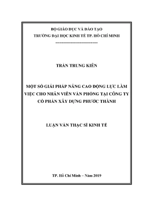 Giải Pháp Tăng Cường Động Lực Làm Việc Cho Nhân Viên Văn