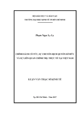 Chính Sách Cổ Tức và Sự Liên Quan Chính Trị Tại Việt Nam