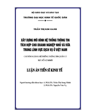 Nghiên cứu hệ thống thông tin tích hợp cho doanh nghiệp