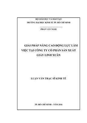 Giải Pháp Nâng Cao Động Lực Làm Việc Tại Công Ty Cổ Phần