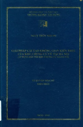 Giải Pháp Cải Tạo Không Gian Kiến Trúc Khu Chung Cư Cũ