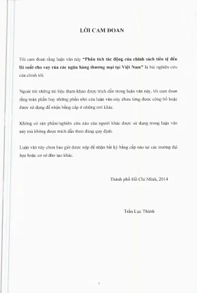 Tác Động Của Chính Sách Tiền Tệ Đến Lãi Suất Cho Vay Tại