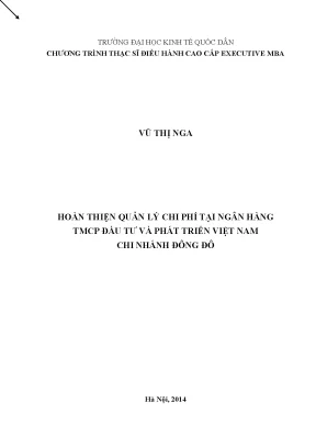 Quản Lý Chi Phí Hiệu Quả Tại Ngân Hàng Đầu Tư Và Phát