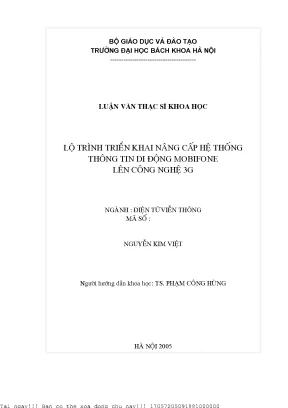 Triển Khai Nâng Cấp Mạng Di Động MobiFone Lên Công Nghệ 3G