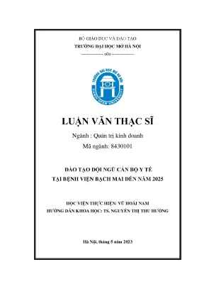 Đào Tạo Đội Ngũ Cán Bộ Y Tế Tại Bệnh Viện Bạch Mai Đến