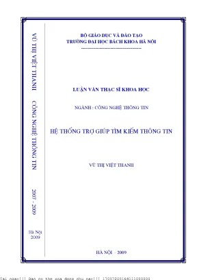 Hệ Thống Tìm Kiếm Thông Tin: Nghiên Cứu và Phát Triển