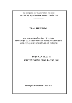 Vai Trò Của Nhân Viên Công Tác Xã Hội Trong Việc Giảm
