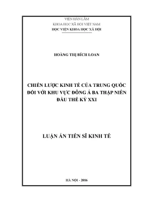 Chiến Lược Kinh Tế Của Trung Quốc Đối Với Khu Vực Đông Á