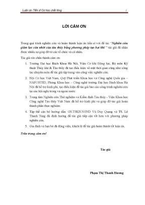 Nghiên cứu giảm lực cản nhớt của tàu thủy bằng phương 