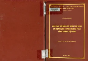 Giải Pháp Mở Rộng Tín Dụng Tiêu Dùng Tại Ngân Hàng