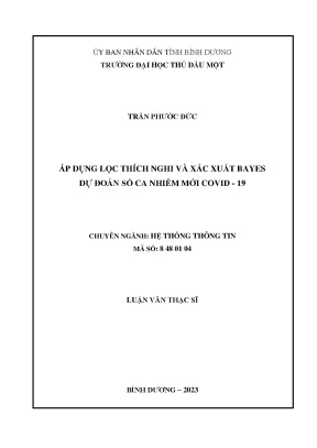 Dự Đoán Số Ca Nhiễm COVID-19 Bằng Lọc Thích Nghi Và Xác