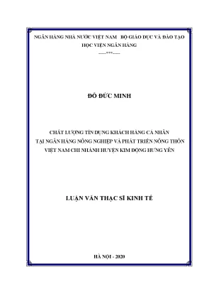 Nâng Cao Chất Lượng Tín Dụng Khách Hàng Cá Nhân Tại