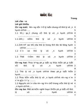 Thô lý vô hành chính: Thực trạng và giải pháp